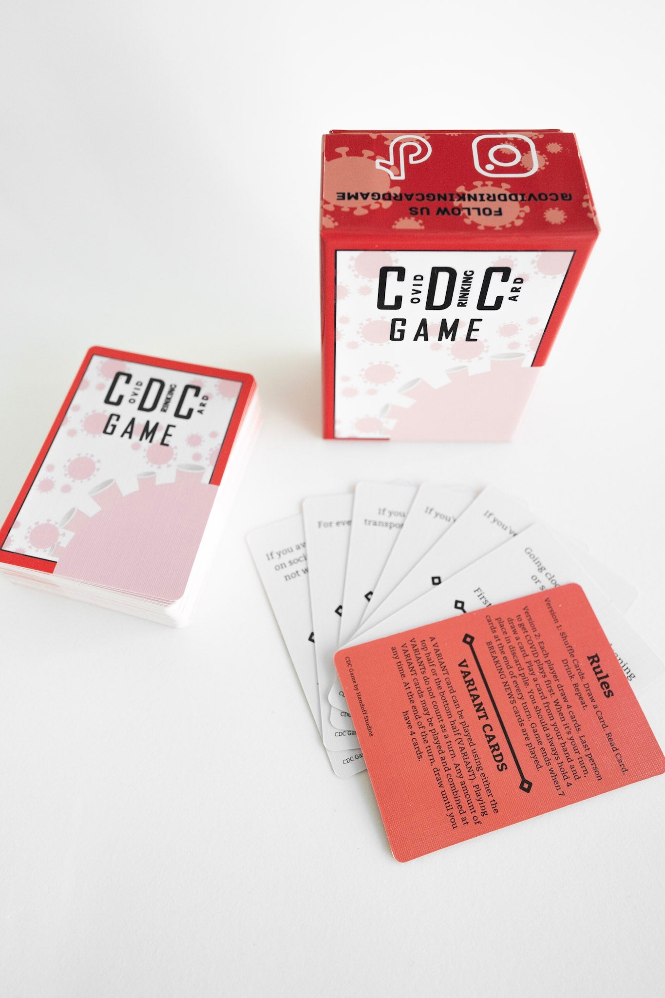 Covid Drinking Card Game: Original Pack